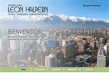 Tablet Screenshot of halpern.cl